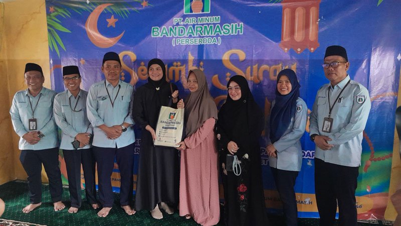 Mengambil Berkah, PAM Bandarmasih Gelar Serambi Surau di Pelambuan 1 Hal 5 3 KLm Kontrak 1 Serambi Suro