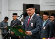 Wali Kota Muhammad Aditya Mufti Ariffin Lantik Pejabat Sekda Banjarbaru Subhan Nor Yaumil