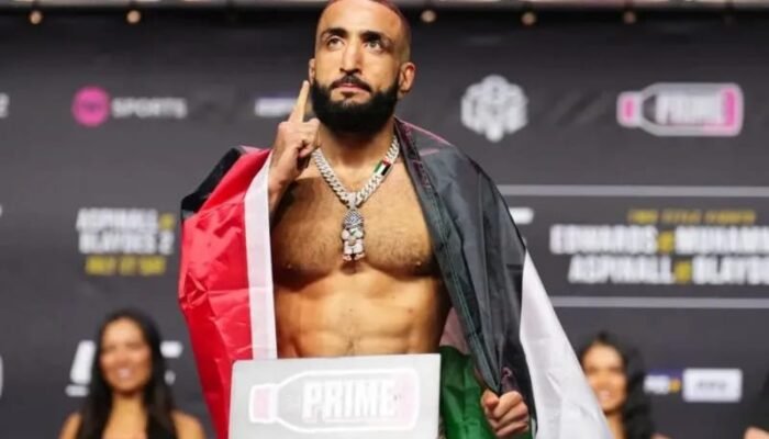 Juara Kelas Welter, Belal Muhammad Protes Bendera Palestina Hilang dari Profil UFC