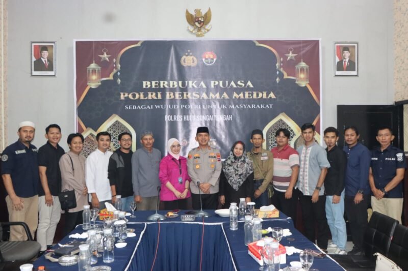 Polres HST Bukber Bersama Insan Pers 1 IMG 20250314 WA0013 e1741906909259