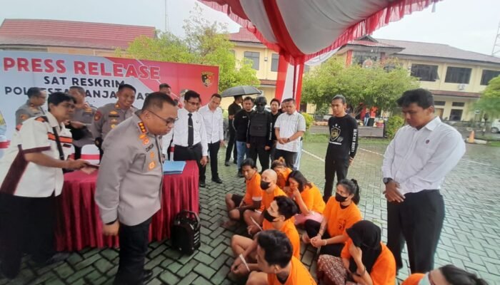 Operasi Jaran Intan 2025, Polresta Banjarmasin Amankan 34 Motor dan 19 Tersangka