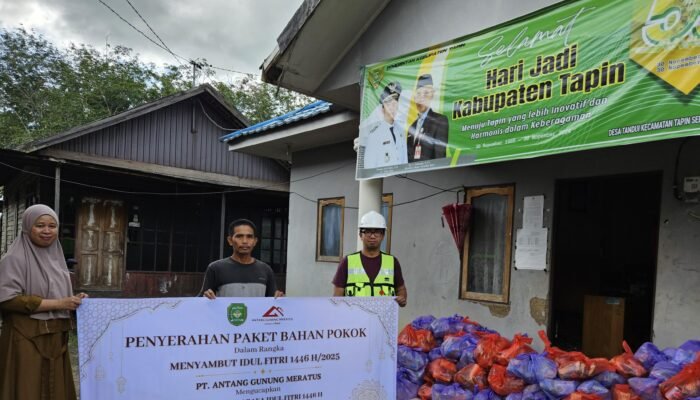 AGM Sediakan Belasan Ribu Paket Sembako Untuk Warga 39 Desa di Tapin
