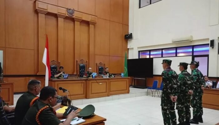 Dua Terdakwa Anggota TNI AL Penembak Bos Rental Divonis Penjara Seumur Hidup