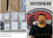 5 Paket Sabu Giring Warga Pekapuran B Laut Masuk Jeruji Besi