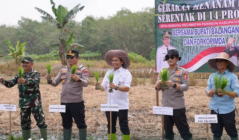 Gerakan Tanam Padi Serentak Bersama Presiden RI via Zoom 1 Hal 2 Bal 3 klm 7