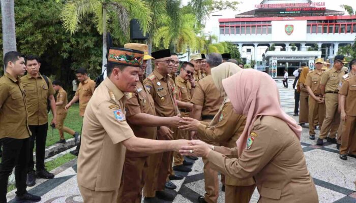 Apel Pagi Bagian Pelatihan dan Penyemangat Bagi ASN