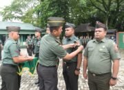 Kodim HST Gelar Kenaikan Pangkat Sekaligus Penerimaan Anggota