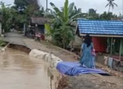 Jalan longsor di Desa Awang Baru Batara Segera Ditangani PUPR HST