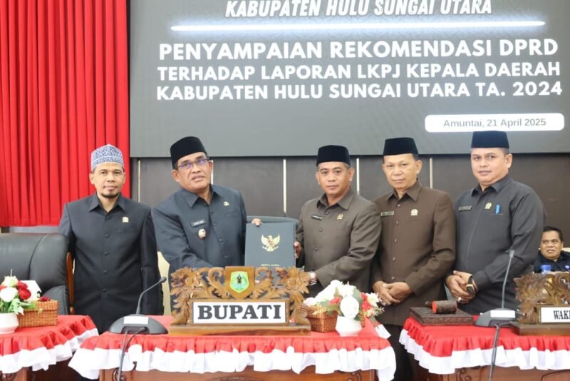 DPRD HSU Sampaikan Rekomendasi LKPj 2024 1 IMG 20250422 WA0005 e1745278764638