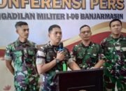 Prajurit TNI AL Pembunuh Jurnalis Banjarbaru Juwita Diserahkan ke Pengadilan Militer