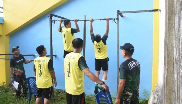 Prajurit Kodim 1002/HST Jalani Tes Kesemaptaan Jasmani 3 IMG 20250429 WA0011