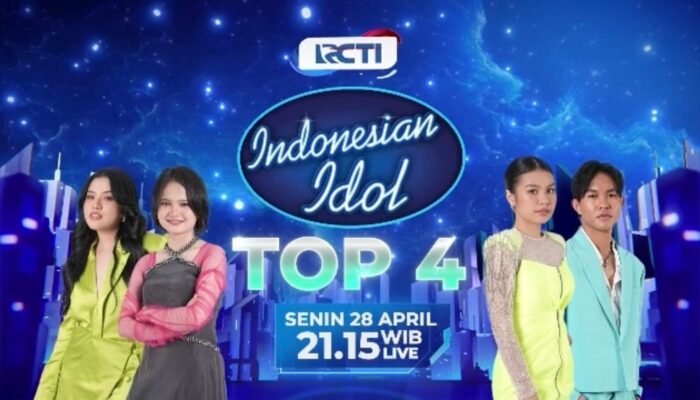 Panggung Spektakuler TOP 4 Indonesian Idol Season XIII Hadirkan Kolaborasi Spesial dengan Juicy Luicy! 2 top4