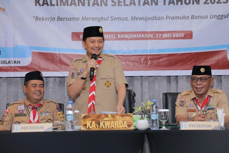 1 35 klm Kontrak Pemprov 30 Wagub Hasnuriyadi pimpin kwarda Pramuka