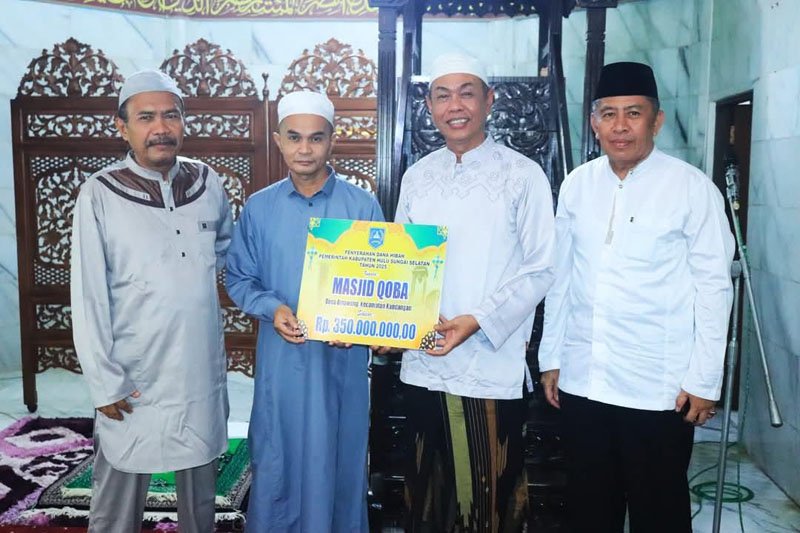 Dana Hibah Perbaikan Masjid Quba Diserahkan 1 Hal 12 HSS 1 3 klm 16