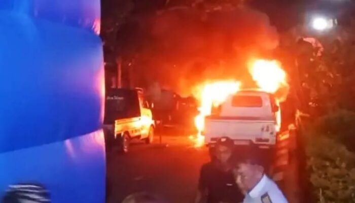 Minibus Meledak dan Terbakar, Pengunjung Expo Kapuas Berhamburan Keluar