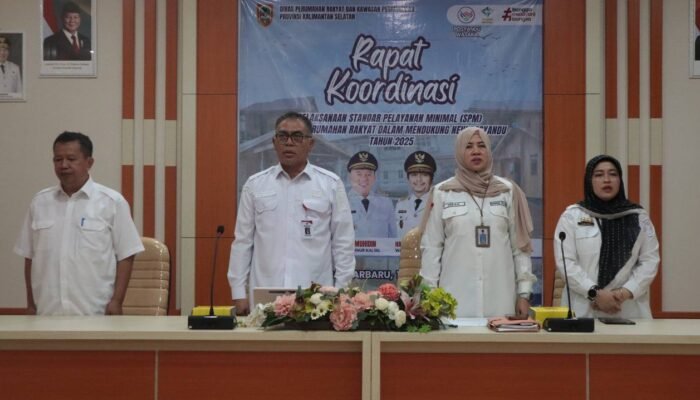 Disperkim Kalsel Gelar Rakor SPM 2025, Dukung Visi New Posyandu