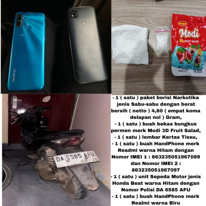 Pasutri Edarkan Narkoba, Ditangkap Satresnarkoba Polresta Banjarmasin 1 IMG 20250515 WA0079 e1747312579788