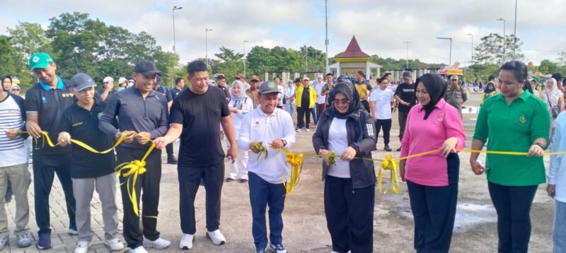 Menyambut 100 Hari Kerja Bupati Tapin, Warga Ramaikan Senam Pagi dan Bazar UMKM 1 IMG 20250516 WA0012 e1747369048251