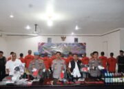 Polres HST Ungkap Kasus Premanisme 8 Polres HST Ungkap Kasus Premanisme
