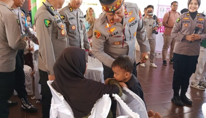 Bantu Turunkan Stunting, Polda Kalteng Beri Layanan Gratis