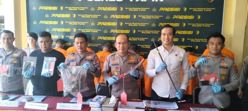 Operasi Sikat I Intan 2025, Polres Tapin Tangkap 41 Pelaku Kejahatan 1 IMG 20250526 WA0006 e1748243613368