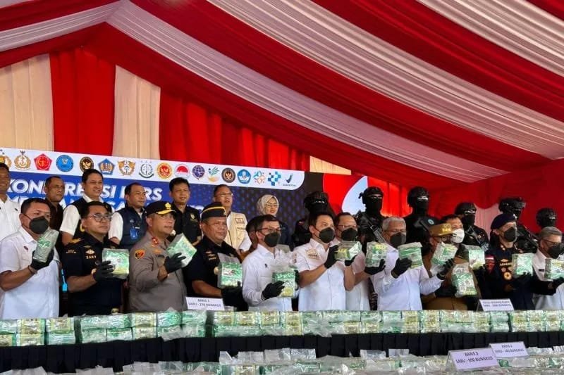 Dua Ton Sabu Akan Diedarkan ke Negara Kawasan Asia Tengara 1 IMG 20250526 WA0029 1