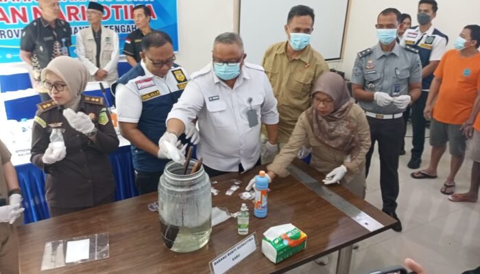 BNN Kalteng Berhasil Gulung 17 Tersangka Pengedar Narkoba