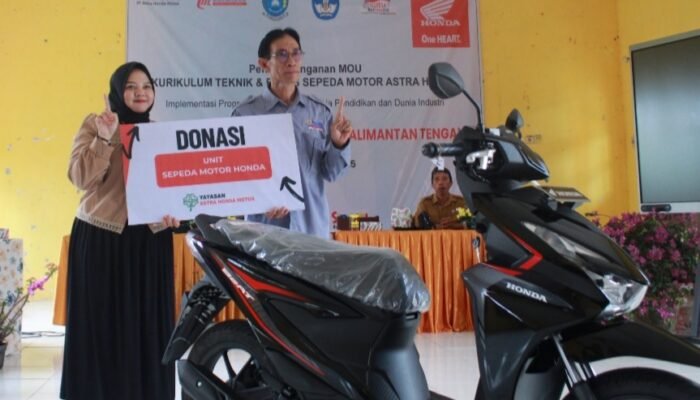 Tingkatkan Kompetensi Siswa, PT Trio Motor Kerja Sama Vokasi dengan SMKN 1 Kapuas Murung