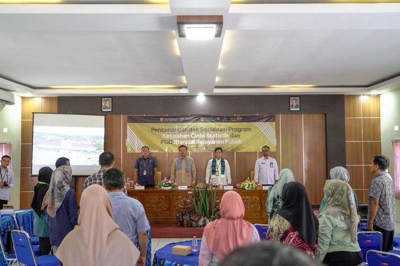 Kelurahan Loktabat Selatan Dicanangkan Jadi "Cinta Statistik" 1 hal 6 BJB1