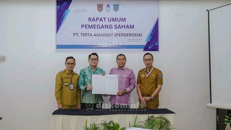 Bupati HSS Bangga Kinerja Pelayanan Air Bersih PT Tirta Amandit 1 Hal 12 HSS 3 klm 2