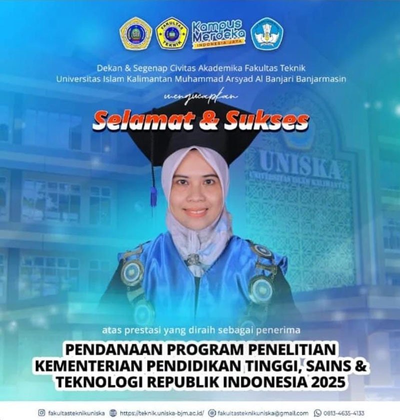 Dekan Fakultas Teknik Uniska MAAB Raih Pendanaan Hibah Bergengsi Tingkat Nasional 1 Hal 6 1 KLm Biasiswa