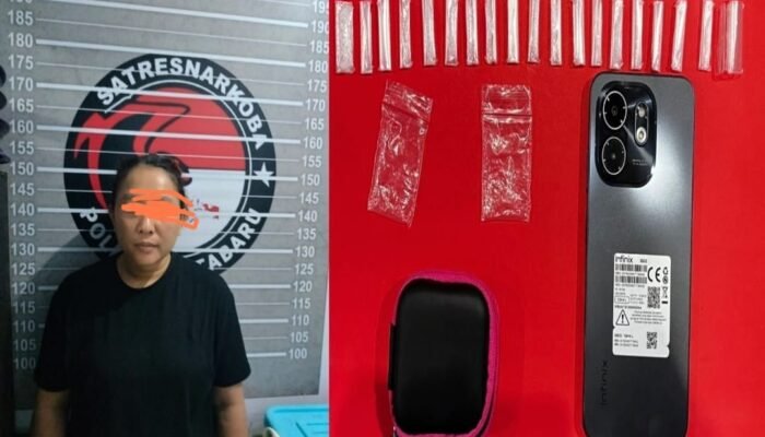 Edarkan Sabu di Semisir, Rika Dibekuk Satresnarkoba Polres Kotabaru