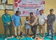 Polsek Pulau Laut Barat Gelar Sunatan Massal Sambut Hari Bhayangkara ke-79