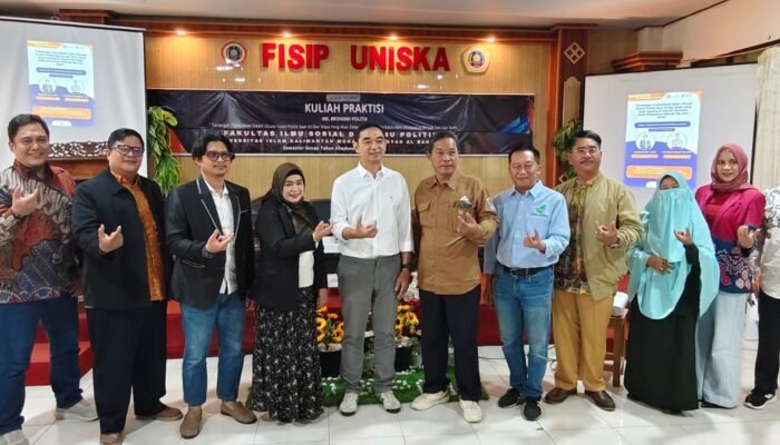 Kolaborasi dengan PT DBS, UNISKA MAB Gelar Kuliah Praktisi Tantangan Komunikasi Sosial Politik di Industri Berbasis Alam