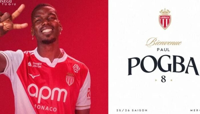 Paul Pogba Resmi Bergabung dengan AS Monaco