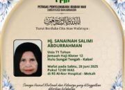 Jemaah Haji Asal HST Hj Sanainah Wafat, Sudah 10 Orang Meninggal dari Embarkasi Banjarmasin 41 Jemaah Haji Asal HST Hj Sanainah Wafat, Sudah 10 Orang Meninggal dari Embarkasi Banjarmasin