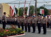 Pamen, Pama, dan Bintara Polri di Polres Kotabaru Naik Pangkat