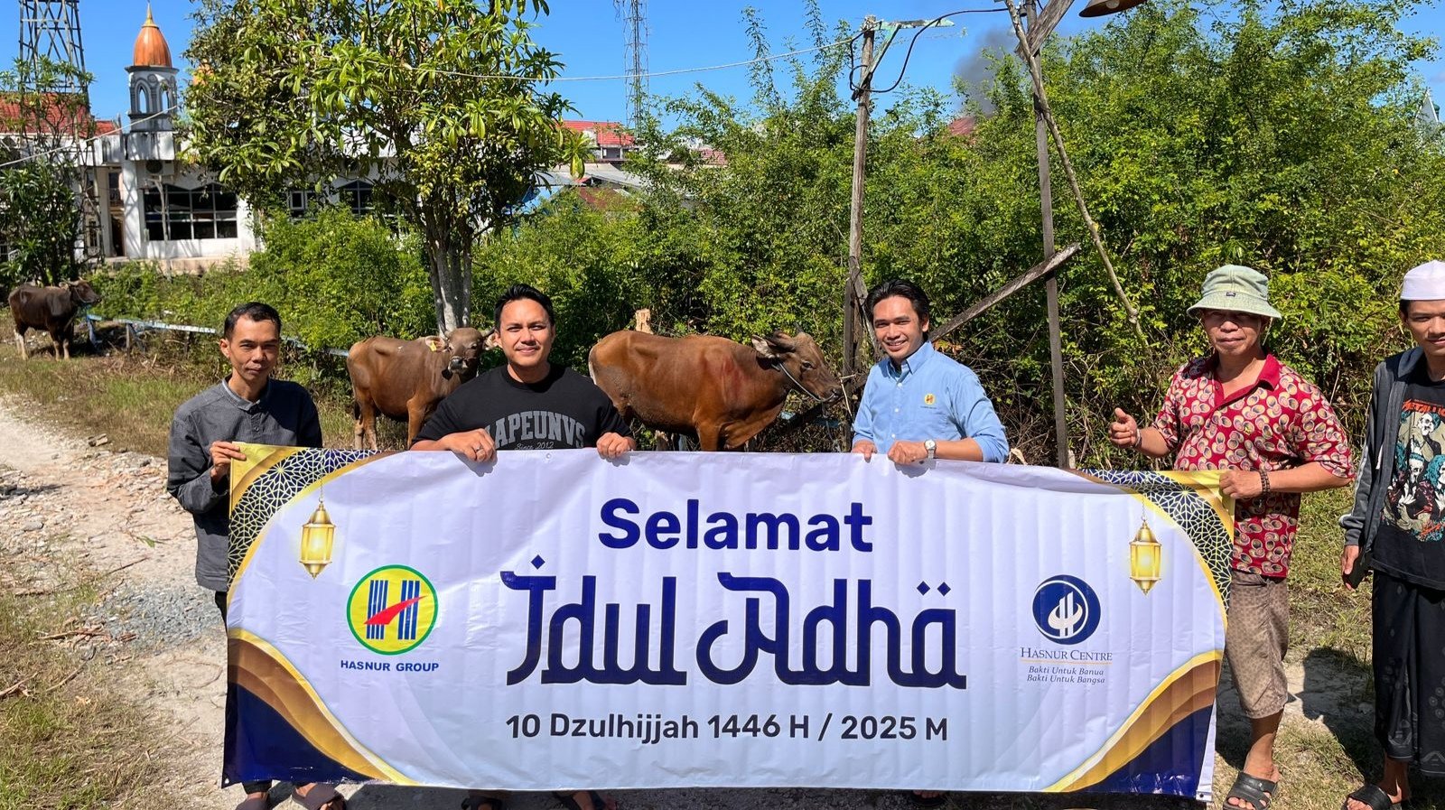 Iduladha 1446 H, Hasnur Group Salurkan Ratusan Hewan Kurban ke Berbagai Wilayah di Indonesia 1 IMG 20250605 210435