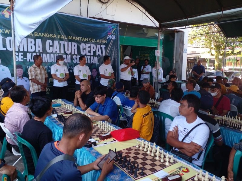 Semarak, Pembukaan Lomba Catur Cepat Harlah ke 27 Partai Kebangkitan Bangsa 1 08 2klm Catur PKB jpg