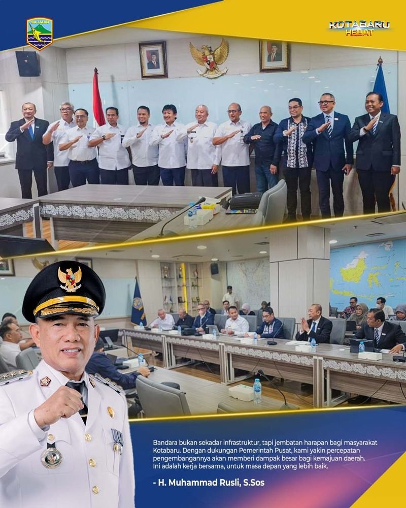 Rakor Bahas Percepatan Pengembangan Bandara Gusti Syamsir Alam 1 Hal 4 Kotabaru 4 klm 8