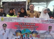 Puluhan Anak Ikuti Sekolah Ralyat di Banjarmasin