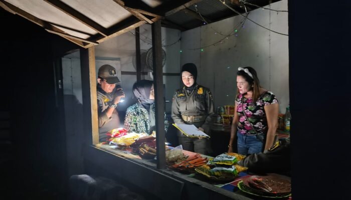 Warung Remang-Remang di Liang Anggang Dirazia ‎Satpol PP Banjarbaru