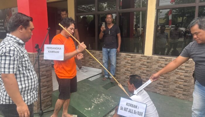 Rekonstruksi Pembunuhan di Sungai Bilu Sebanyak 11 Adegan