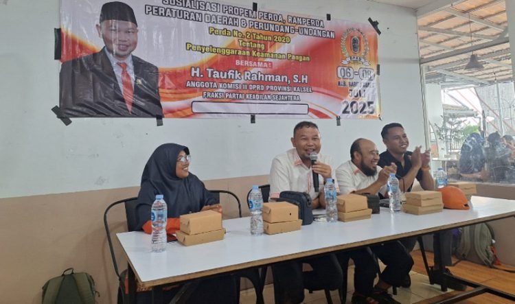 Dorong Kesadaran Keamanan Pangan, Taufik Rahman Gaungkan Sosialisasi Perda di Barito Kuala 1 IMG 20250720 WA0021