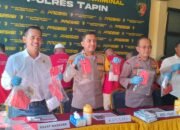 Polres Tapin Ungkap Enam Kasus Narkoba, Delapan Tersangka dan Sita 219 Gram Sabu