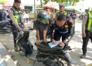 Cegah Balap Liar, Sat Lantas Polresta Banjarmasin Gelar Razia di Jalan Mulawarman