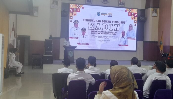Bupati Hadiri Pengukuhan Pengurus Kadin HSU