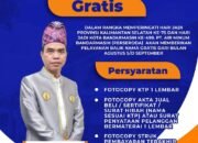 HUT Provinsi Kalsel ke-75 dan Kota Banjarmasin ke-499, PAM Bandarmasih Programkan Gratis Balik Nama 9 HUT Provinsi Kalsel ke-75 dan Kota Banjarmasin ke-499, PAM Bandarmasih Programkan Gratis Balik Nama