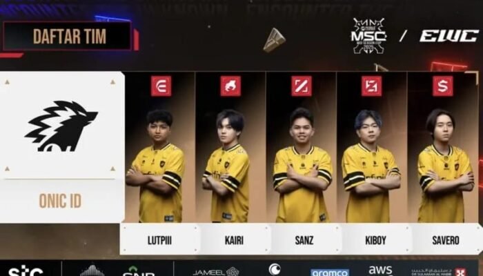 Onic Amankan Satu Tiket di Semifinal MSC EWC 2025