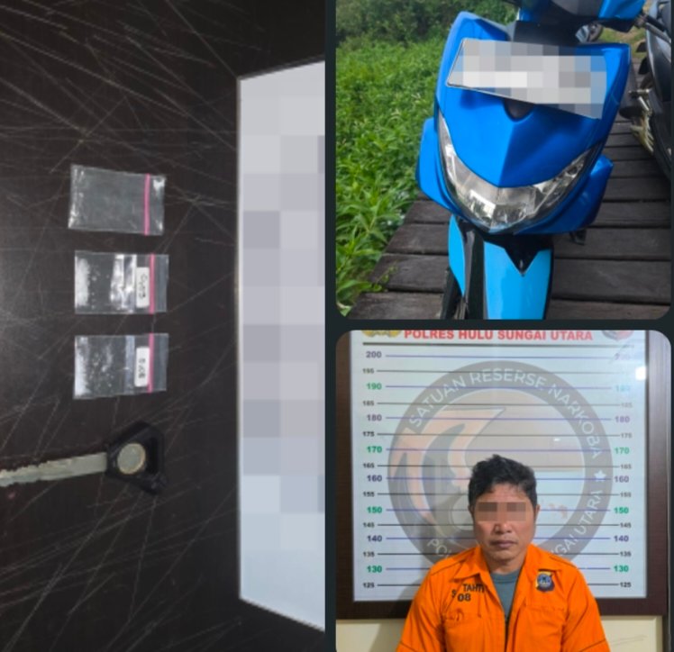 Pria Paruh Baya di HSU Ditangkap Gegara Sabu 1 IMG 20250703 145231